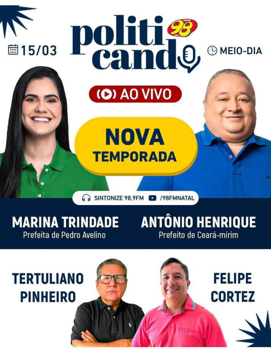 VÍDEO: Ele voltou! Politicando estreia nova temporada com mais resenha, bastidores e política sem mimimi